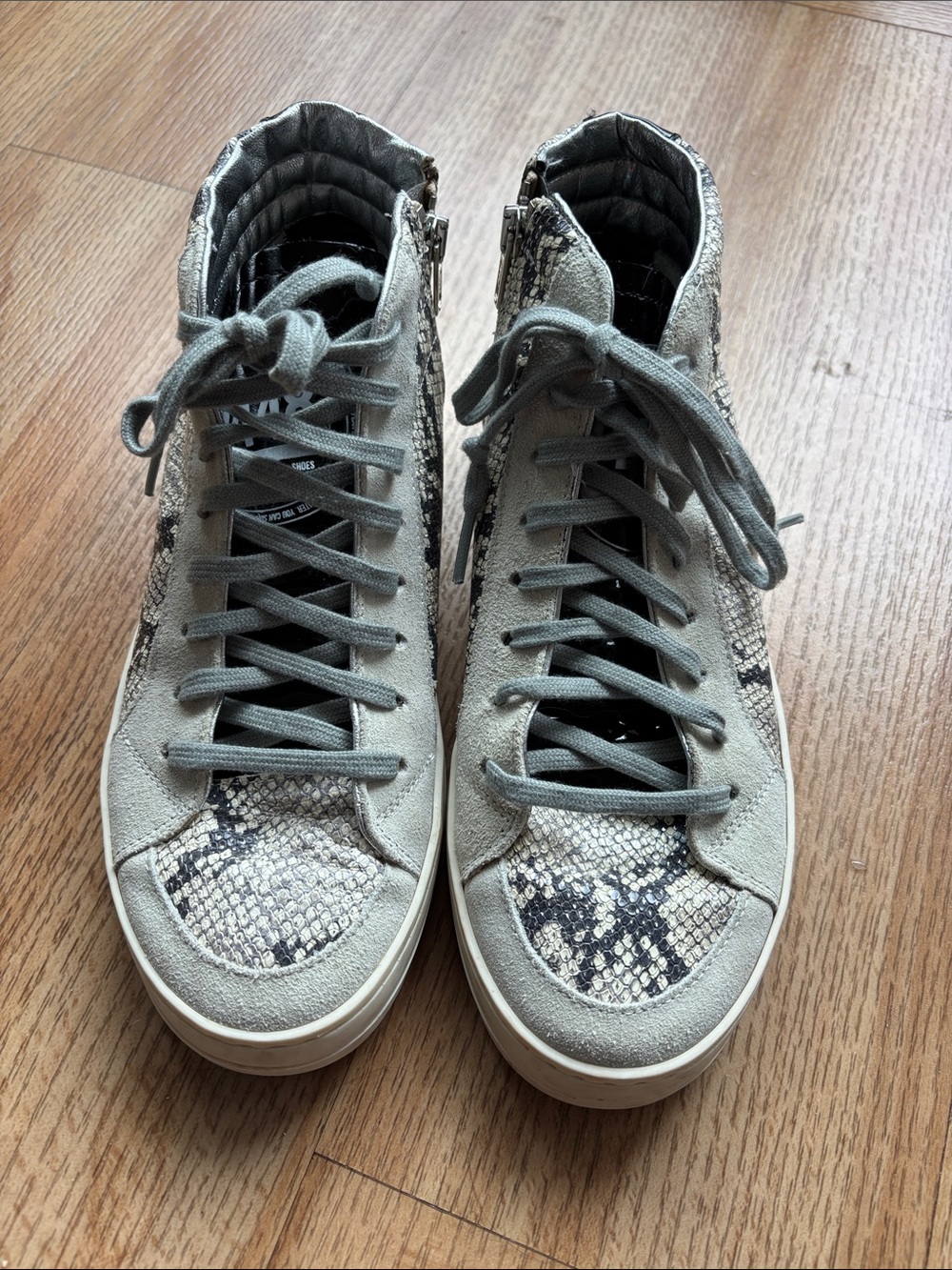 P448 Python Star High-Top Sneaker Size 9 - Picture 3 of 7